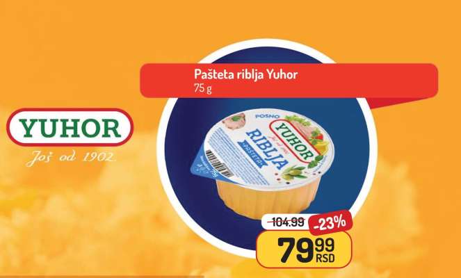 Pašteta riblja Yuhor