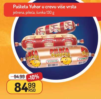 Pašteta Yuhor u crevu više vrsta
