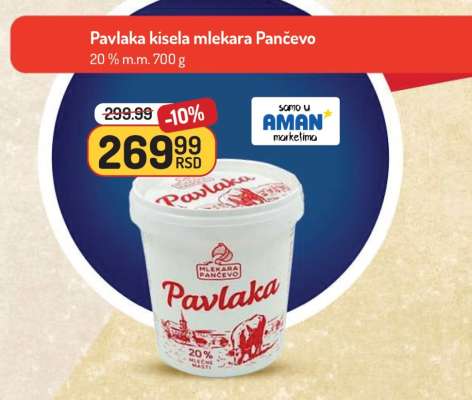 Pavlaka kisela mlekara Pančevo