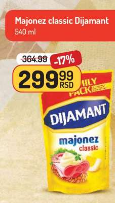 Majonez Classic Dijamant