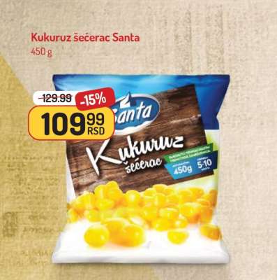 KUKURUZ ŠEĆERAC SANTA