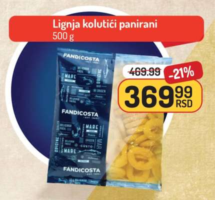 Lignja kolutići panirani