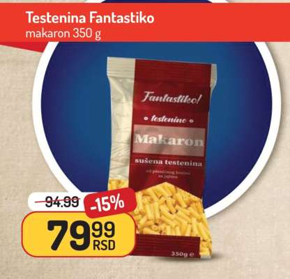Testenina Fantastiko