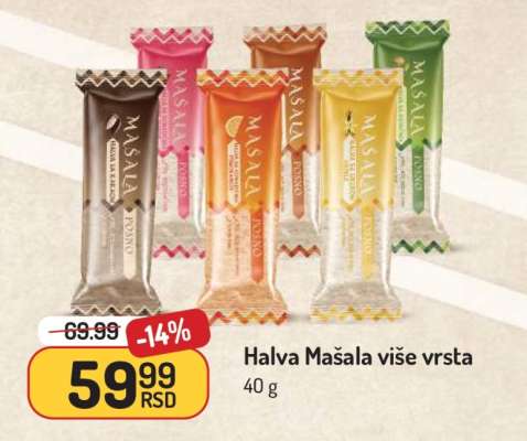 Halva Mašala više vrsta