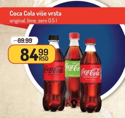 Coca Cola više vrsta
