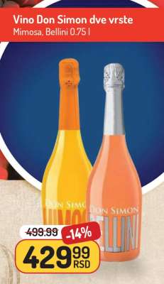 Vino Don Simon dve vrste