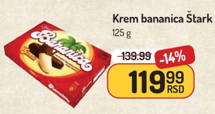 Krem bananica Štark