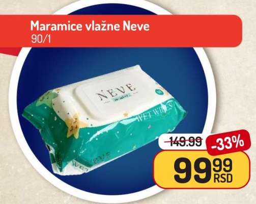 Maramice vlažne Neve
