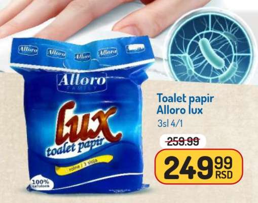 Toalet papir Alloro lux