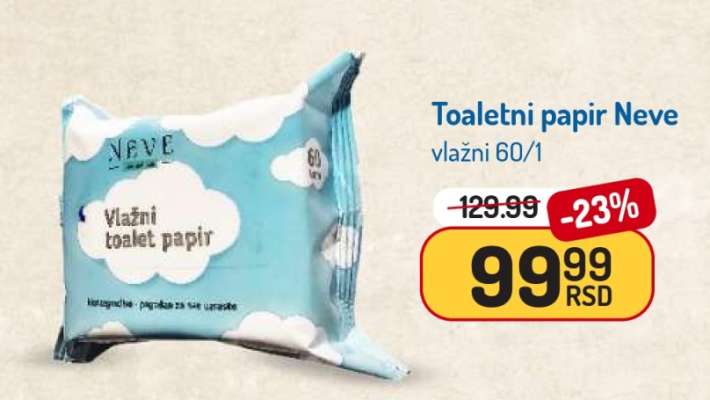 Toaletni papir Neve