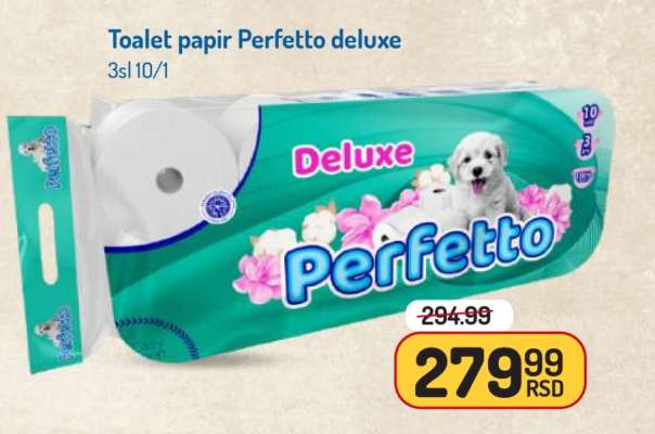 TOALET PAPIR PERFETTO DELUXE