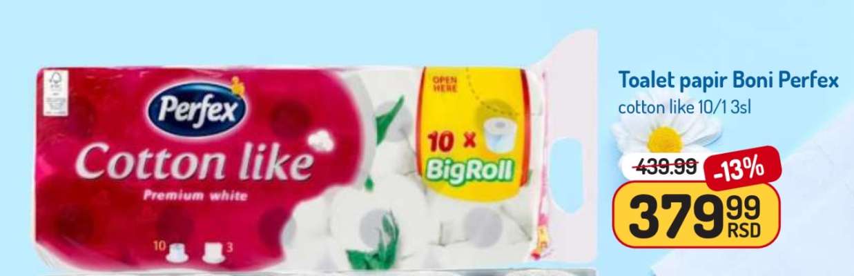 Toalet papir Boni Perfex