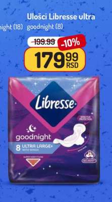 Ulošci Libresse ultra goodnight (8)