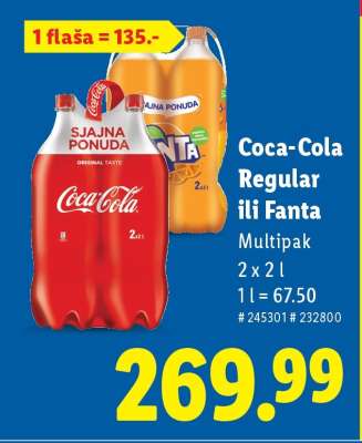 Coca-Cola Regular ili Fanta
