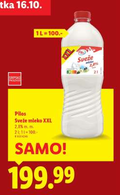 Pilos Sveže mleko XXL