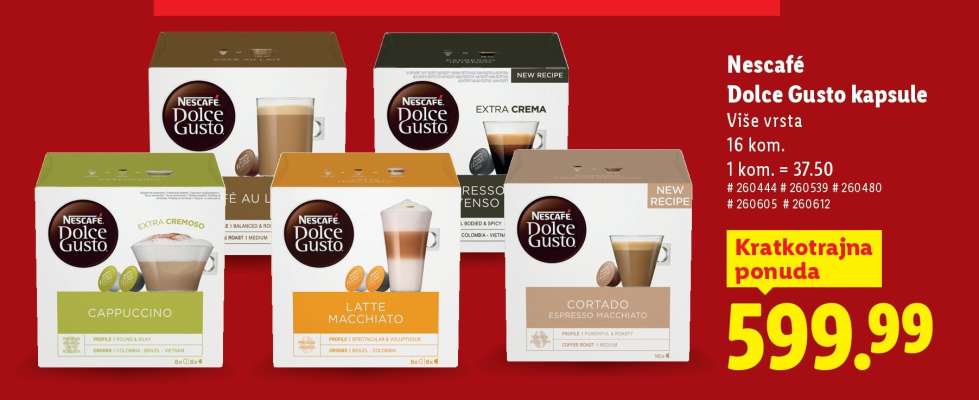 Nescafé Dolce Gusto kapsule