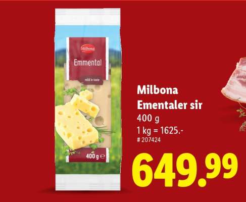 Milbona Ementaler sýr