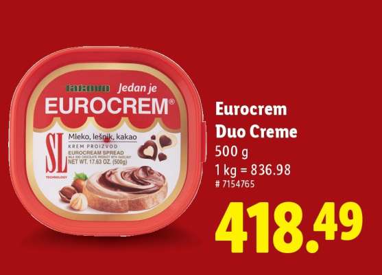 Eurocrem Duo Creme