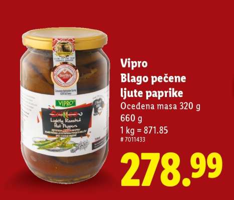 Vippo Blago pečene ljute paprike