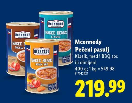 Mcennedy Pečeni pasulj