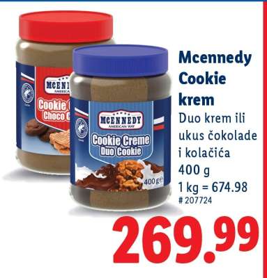 Mcennedy Cookie krem