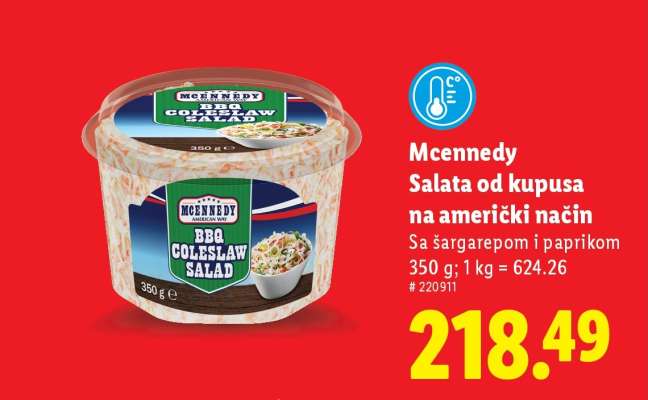 Mcennedy Salata od kupusa na američki način