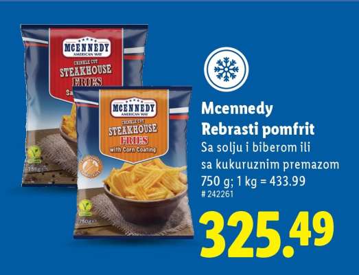 Mcennedy Rebrasti pomfrit