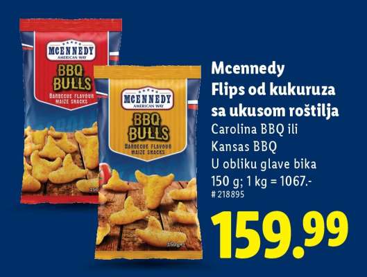 Mcennedy Flips od kukuruza sa ukusom roštilja