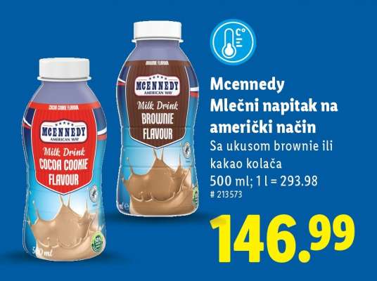Mcennedy Mlečni napitak na američki način