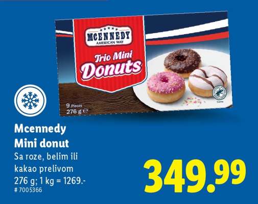 Mcennedy Mini donut
