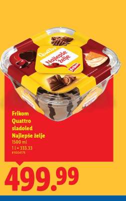 Frikom Quattro sladoled Najlepše želje