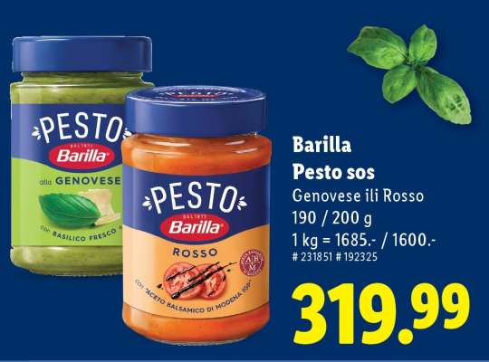 Barilla Pesto sos