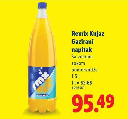 Remix Knjaz gazirani napitak