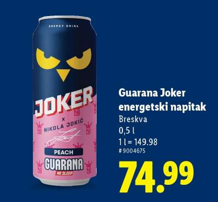 GUARANA JOKER energetski napitak
