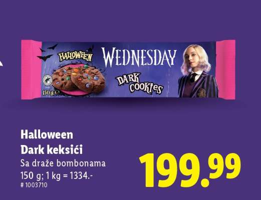 Halloween dark keksići