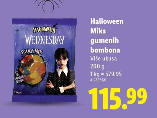 Halloween Miks gumenih bombona