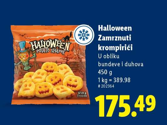 Halloween Zamrznuti krompirići