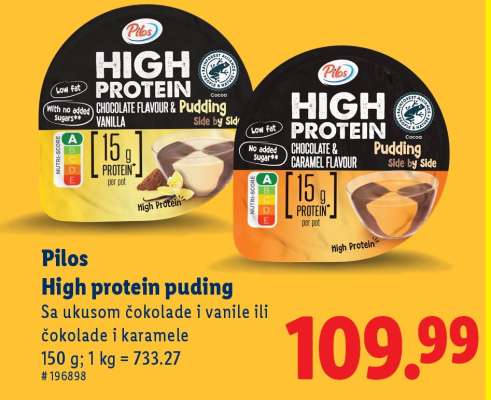 Pilos High protein puding