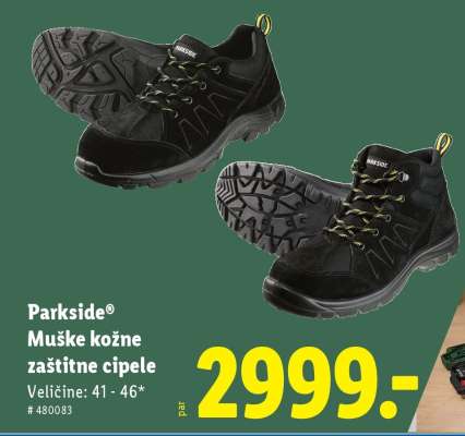 Parkside Muške kožne zaštitne cipele
