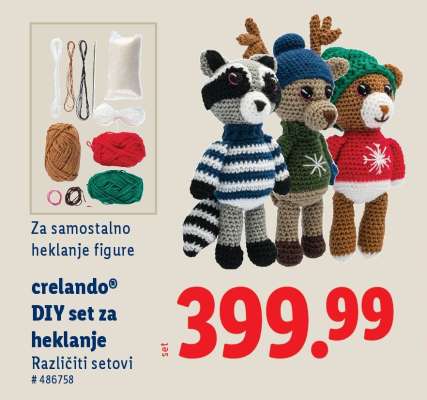 crelando® DIY set za heklanje