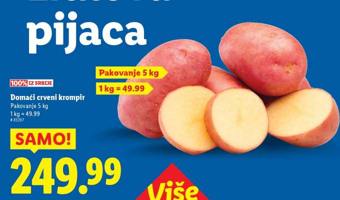 Domaći crveni krompir