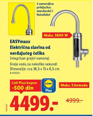 EASYmaxx Električna slavina