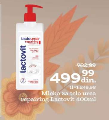Mleko za telo urea repairing Lactovit 400ml