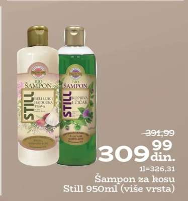 Šampon za kosu Still 950ml (više vrsta)