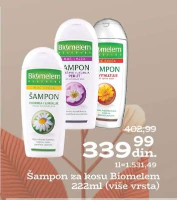 Šampon za kosu Biomelem