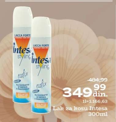 Lak za kosu Intesa