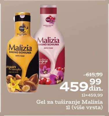 Malizia BAGNO SCHIUMA