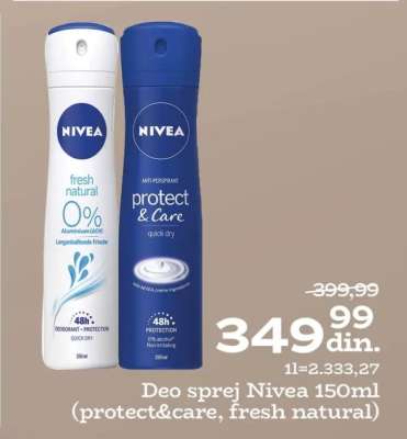 Deo sprej Nivea 150ml