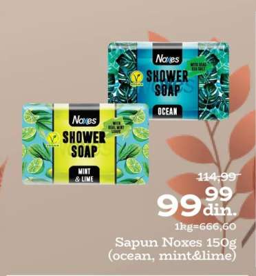 Sapun Noxes 150g (ocean, mint&lime)