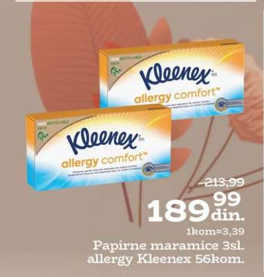 Kleenex allergy comfort